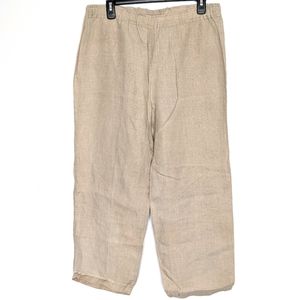 Eileen Fisher Light Organic Linen Pants Medium